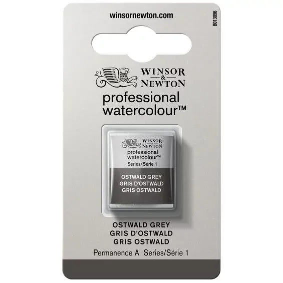 Winsor & Newton Professional Revival akvarellfärg halvkopp Ostwald Grey 428 Reapris