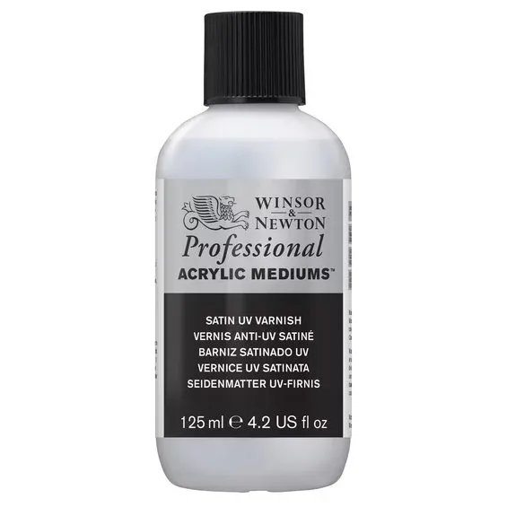 Winsor & Newton Satin UV Varnish 125 ml, skyddande fernissa mot solljus, damm etc. Populär