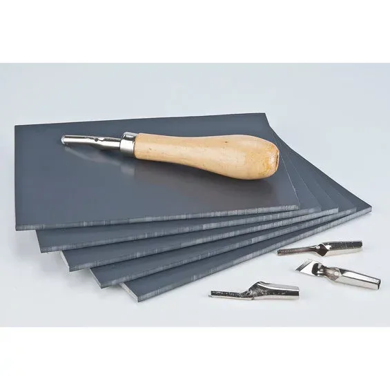 Plastplatta Lino Soft för linotryck 10×15 cm, 3 mm tjock Expressleverans