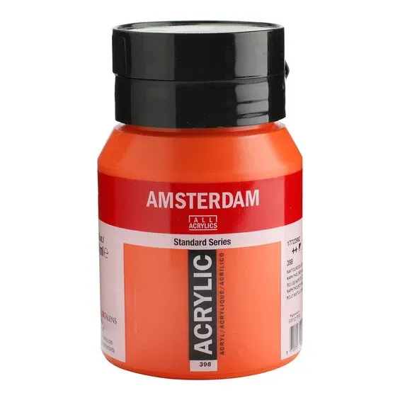 Amsterdam Acrylic akrylfärg 500 ml Naphtol Red Light 398 Endast idag