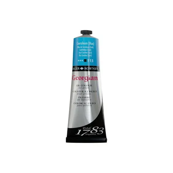 Begränsat erbjudande Georgian Oil Colour oljefärg 225 ml Coeruleum Blue Hue 113