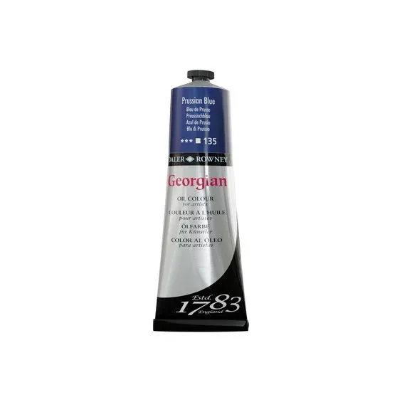 Georgian Oil Colour oljefärg 225 ml Prussian Blue 135 Snabb frakt