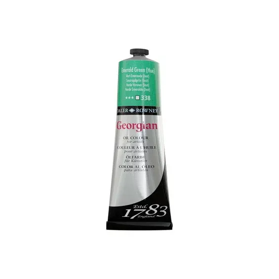 Georgian Oil Colour oljefärg 225 ml Emerald Green Hue 338 Kampanj