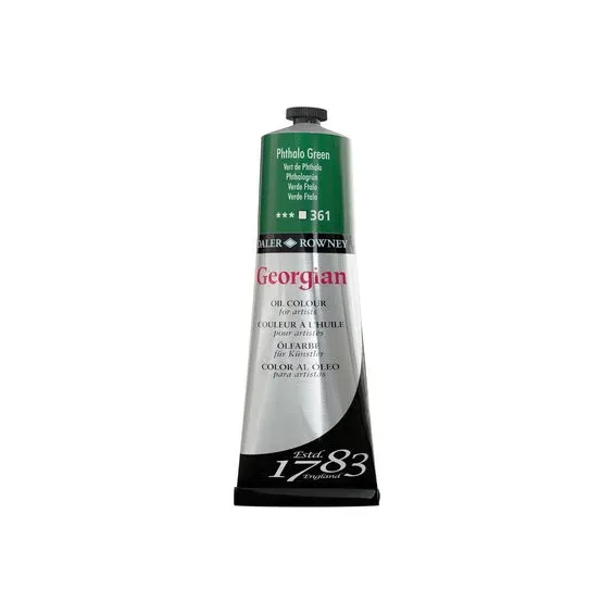 Georgian Oil Colour oljefärg 225 ml Phthalo Green 361 Expressleverans