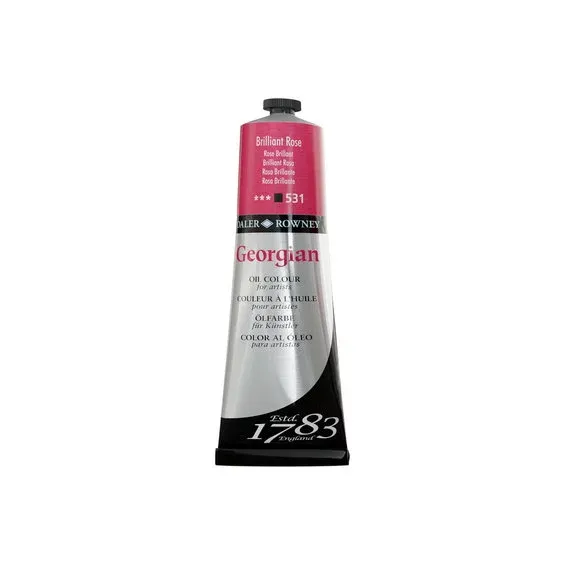Georgian Oil Colour oljefärg 225 ml Brilliant Rose 531 Populärt val