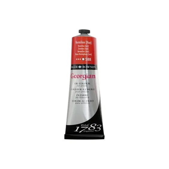 Rabatt Georgian Oil Colour oljefärg 225 ml Vermilion Hue 588