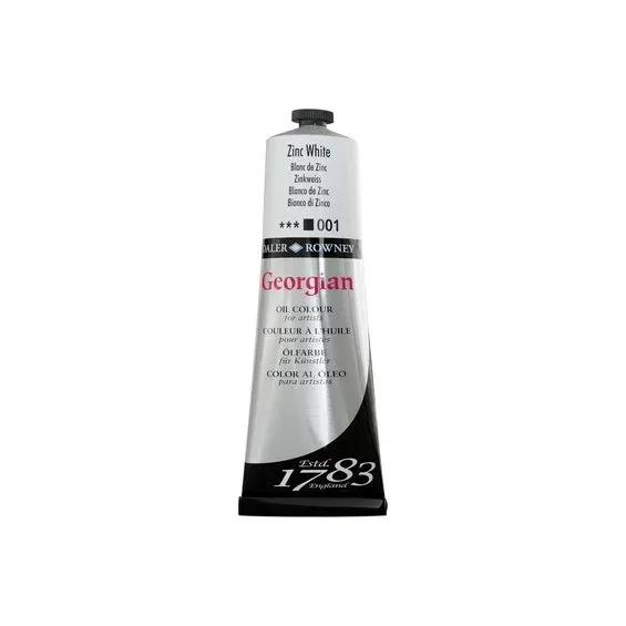 Georgian Oil Colour oljefärg 225 ml Zinc White 001 Erbjudandepris