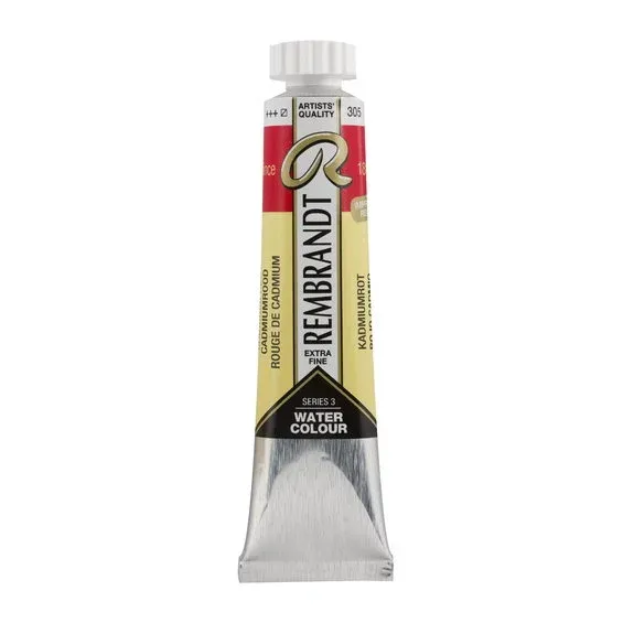 Populär Water col 20ml Cadmium red