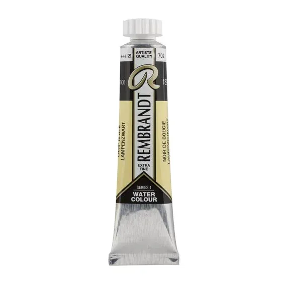 Water col 20ml Lamp black Sista chansen