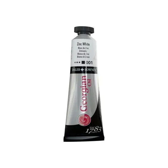 Outlet Georgian Oil Colour oljefärg 38 ml Zinc White 001
