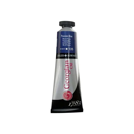 Utförsäljning Georgian Oil Colour oljefärg 38 ml Prussian Blue 135