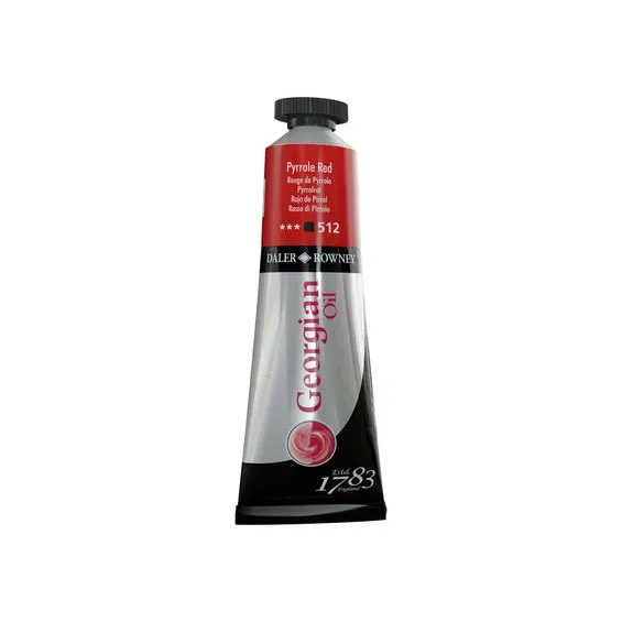 Georgian Oil Colour oljefärg 38 ml Pyrrole Red 512 Köp online