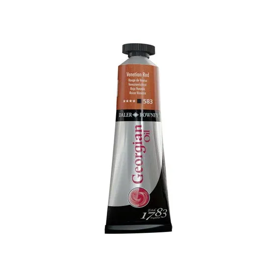 Georgian Oil Colour oljefärg 38 ml Venetian Red 583 Billig