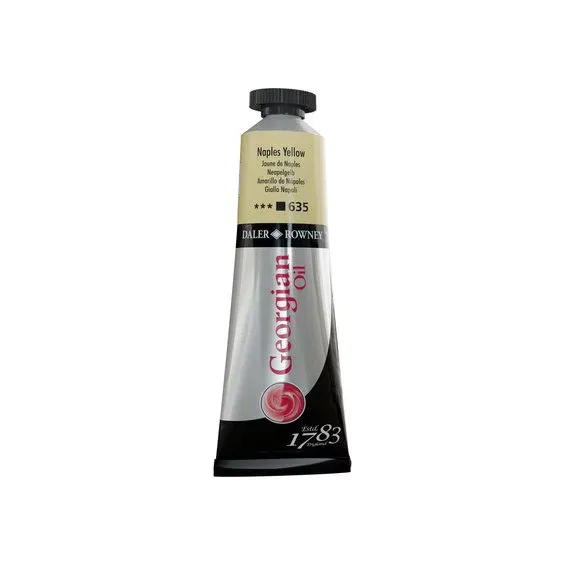 Georgian Oil Colour oljefärg 38 ml Naples Yellow 635 Trygg betalning