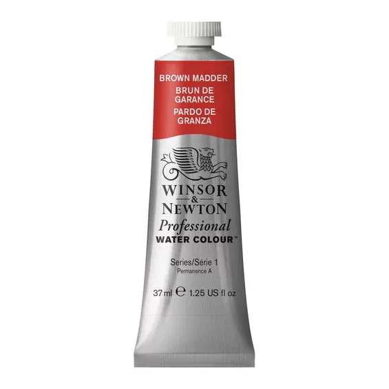 Lågt pris Winsor & Newton Professional akvarellfärg 37 ml Brown Madder 056
