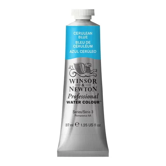 Begränsat erbjudande Winsor & Newton Professional akvarellfärg 37 ml Cerulean Blue 137