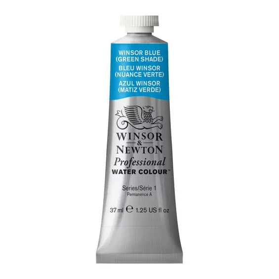 Erbjudande Winsor & Newton Professional akvarellfärg 37 ml Winsor Blue (green shade) 707