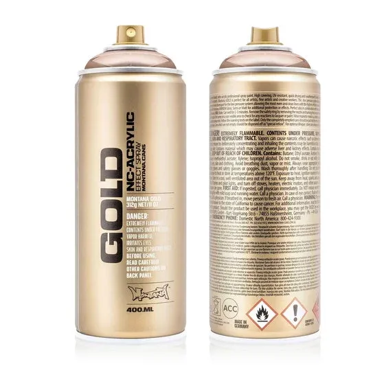 Nedsatt pris Montana Gold sprayfärg 400 ml - M2000 Copperchrome