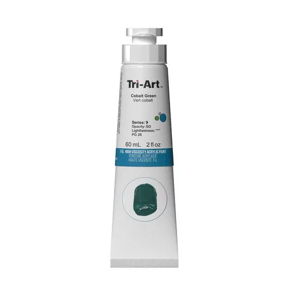 Reapris Tri-Art High Viscosity akrylfärg 60 ml Cobalt Green