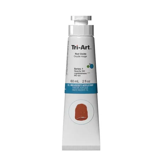 Erbjudandepris Tri-Art High Viscosity akrylfärg 60 ml Red Oxide