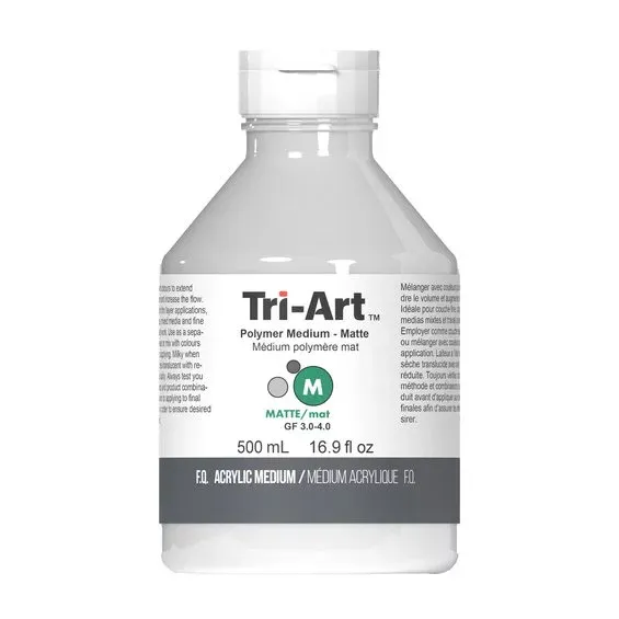 Tri-Art Polymer Medium Matte 500 ml, matt förtunningsmedel för akrylfärg Beställ nu