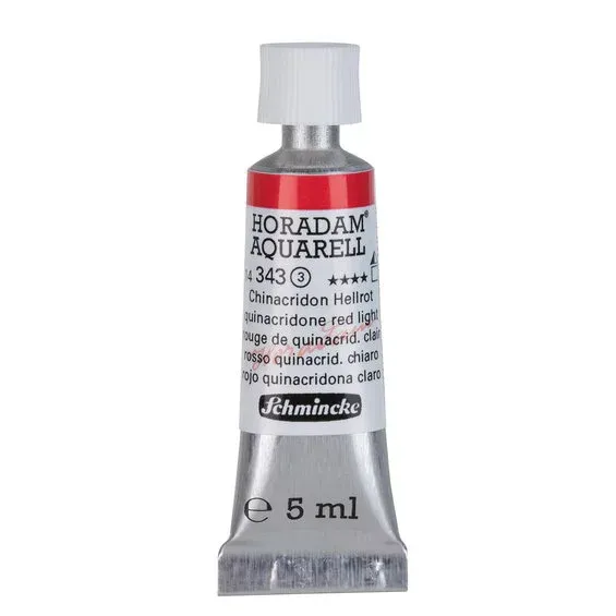 Kampanj Schmincke Horadam akvarellfärg 5 ml – Quinacridone red light 343