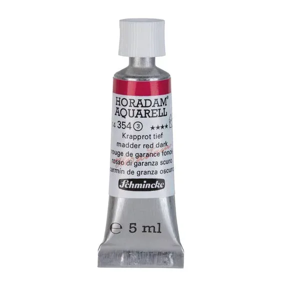 Endast idag Schmincke Horadam akvarellfärg 5 ml – Madder red dark 354
