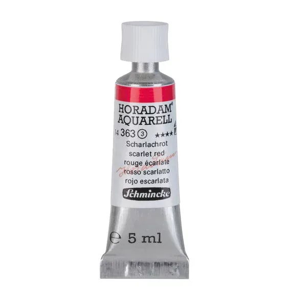 Begränsad tid Schmincke Horadam akvarellfärg 5 ml – Scarlet red 363