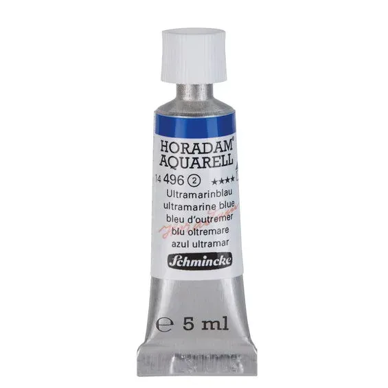 Snabb frakt Schmincke Horadam akvarellfärg 5 ml – Ultramarine blue 496