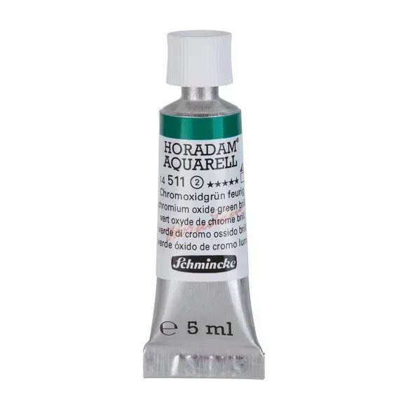 Erbjudande Schmincke Horadam akvarellfärg 5 ml – Chromium oxide green brilliant 511
