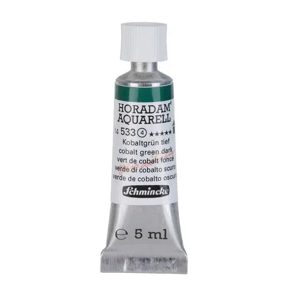 Begränsat antal Schmincke Horadam akvarellfärg 5 ml – Cobalt green dark 533