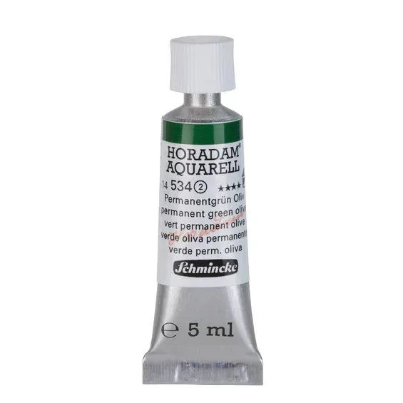 Rabatter Schmincke Horadam akvarellfärg 5 ml – Permanent green olive 534
