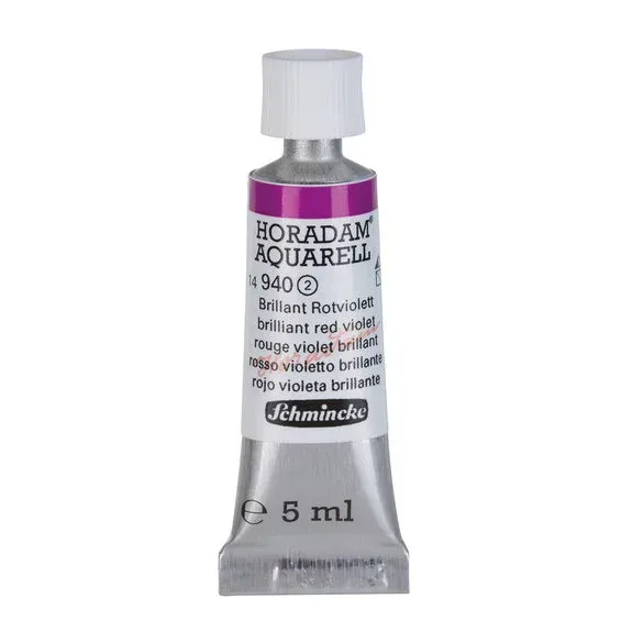 Bästa pris Schmincke Horadam akvarellfärg 5 ml – Brilliant red violet 940
