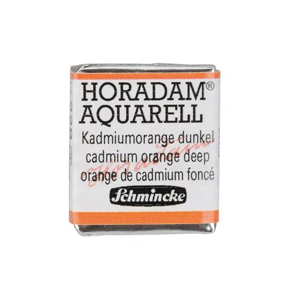 Schmincke Horadam akvarellfärg ½ kopp – Cadmium orange deep 228 Snabb frakt