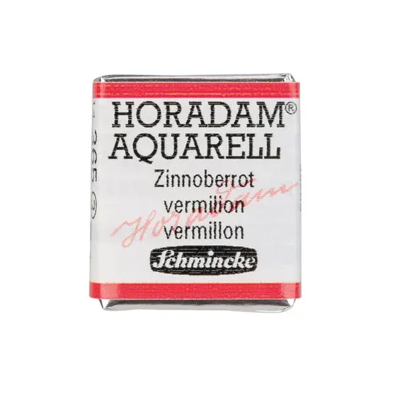 Outlet Schmincke Horadam akvarellfärg ½ kopp – Vermilion 365