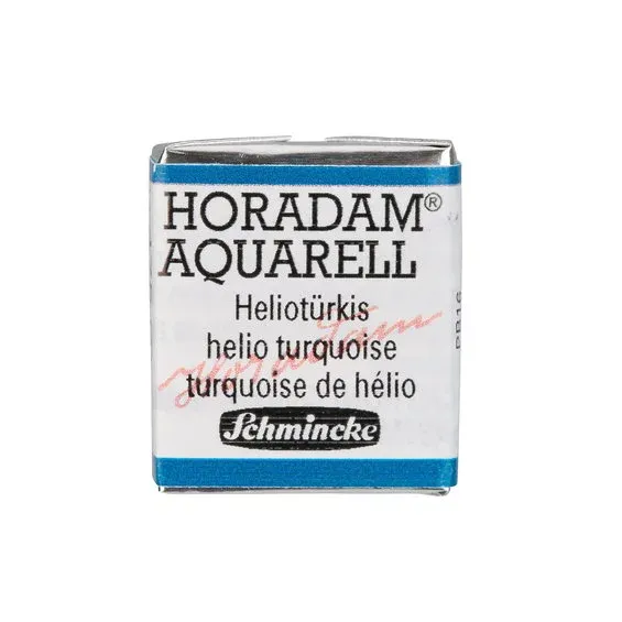 Schmincke Horadam akvarellfärg ½ kopp – Helio turquoise 475 Köp online