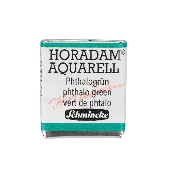 Bästa pris Schmincke Horadam akvarellfärg ½ kopp – Phthalo green 519