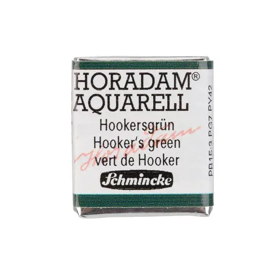 Schmincke Horadam akvarellfärg ½ kopp – Hooker´s green 521 Sänkt pris
