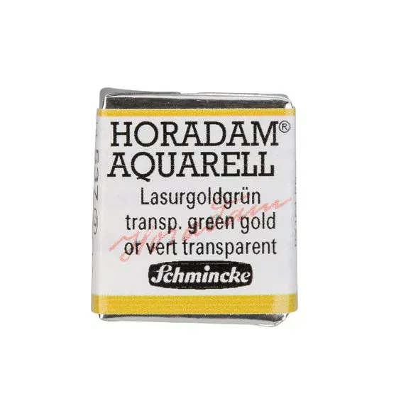 Reapris Schmincke Horadam akvarellfärg ½ kopp – Transparent green gold 537