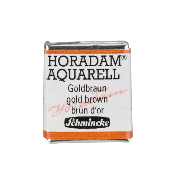 Schmincke Horadam akvarellfärg ½ kopp – Gold brown 654 Säker betalning