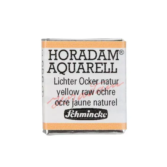 Schmincke Horadam akvarellfärg ½ kopp – Yellow raw ochre 656 Fri frakt