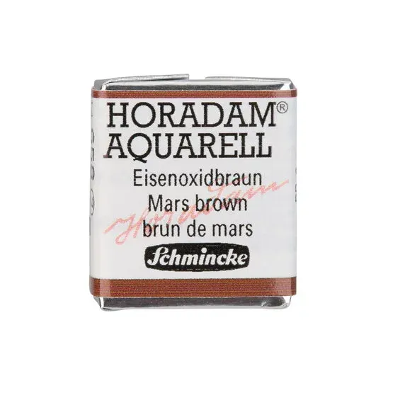 Schmincke Horadam akvarellfärg ½ kopp – Mars brown 658 Snabb leverans