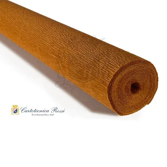 Cartotecnica Rossi kräppapper 567 – rödbrun, 180 g rulle (144 g/m²) à 50×250 cm Beställ idag