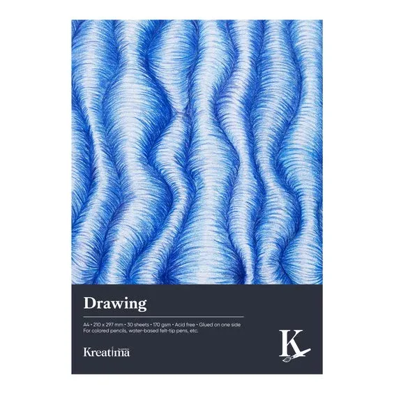 Kreatima Drawing ritblock A4 (210×297 mm), 30 ark, 170 g/m² Rabatt