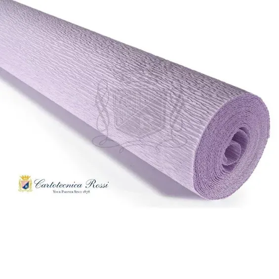 Rea Cartotecnica Rossi kräppapper 592 – lila, 180 g rulle (144 g/m²) à 50×250 cm