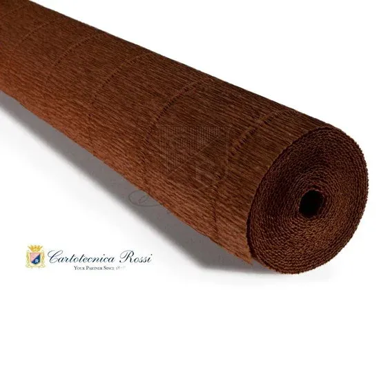 Cartotecnica Rossi kräppapper 568 – brun, 180 g rulle (144 g/m²) à 50×250 cm Köp nu