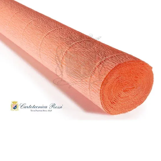 Lägg i varukorgen Cartotecnica Rossi kräppapper 617 – orange, 180 g rulle (144 g/m²) à 50×250 cm