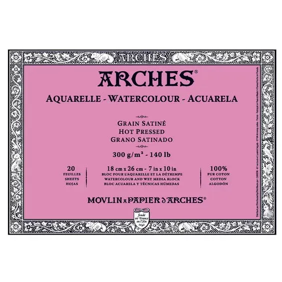 Säker betalning Arches akv.block GS 18x26 300g