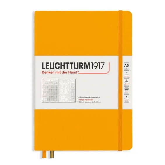 Leuchtturm1917 Notebook A5 Dotted Rising Sun – Hardcover Rabatter