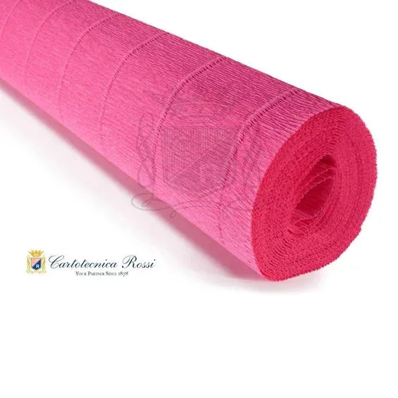 Cartotecnica Rossi kräppapper 571 – skarprosa, 180 g rulle (144 g/m²) à 50×250 cm Nyhet
